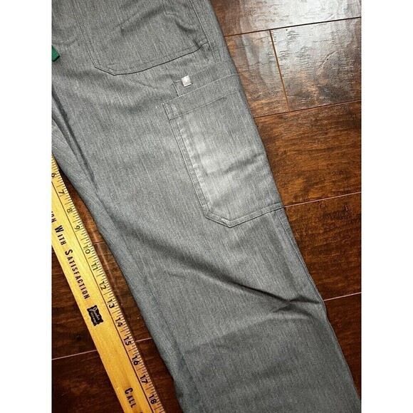 Figs Womens Gray Technical Collection Straight Leg Scrub Pants Sz Large - Picture 5 of 6